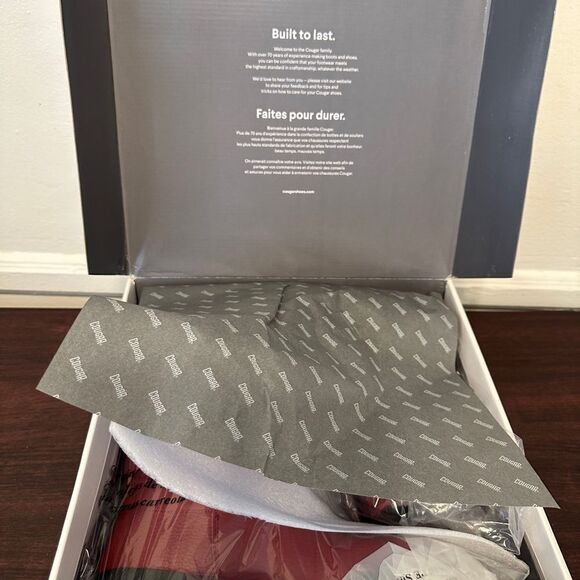 Cougar arctic boot leather waterproof fleece lining TRP anti slip sole Sz 8 NIB - Picture 13 of 13